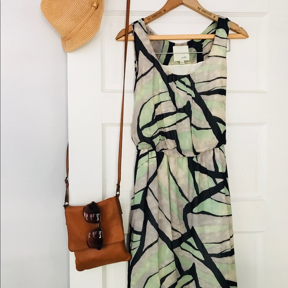 Patterned Anthropologie Dress